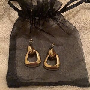 Classic gold toned earrings